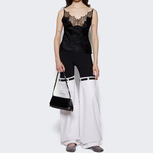 NEW NWT Coperni Hybrid Denim Trouser in Black & White jeans leggings jeggings